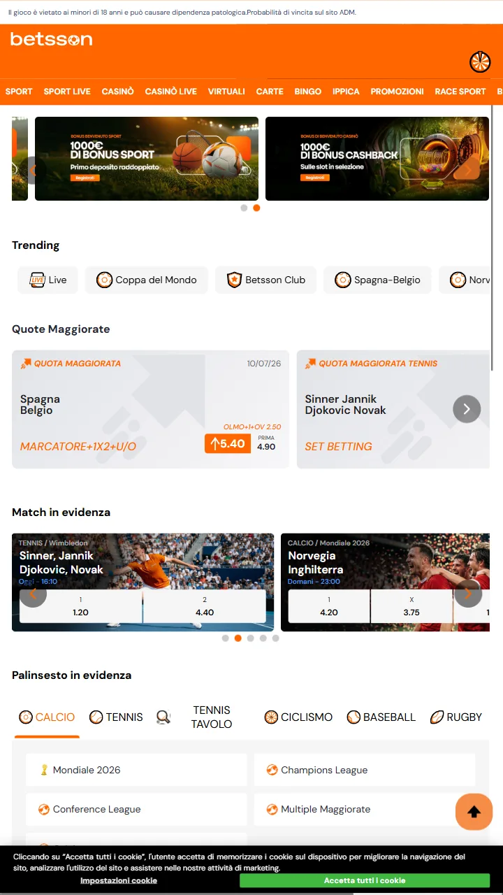 Captura 3 de Betsson